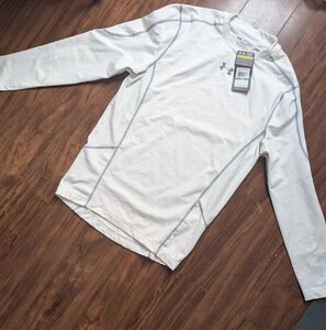 Under Armour Long Sleeve White Compression Shirt